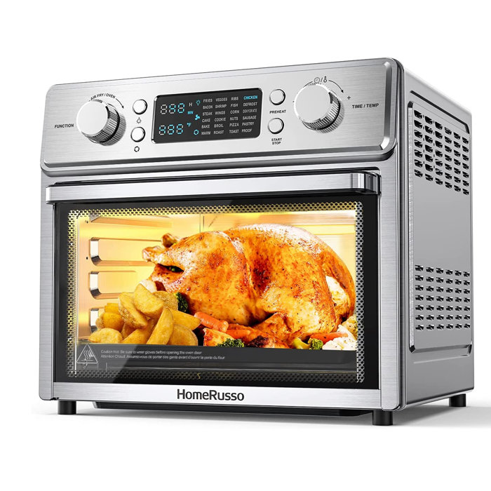 Calmdo 26 QT Air Fryer Oven, 24 in 1 Countertop Convection Oven with 10